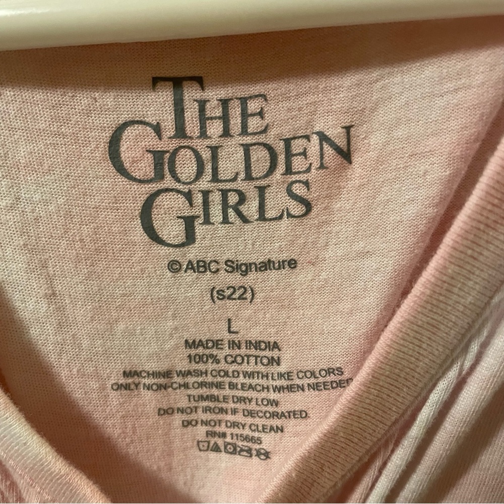 The Golden Girls Women's Palm Trees Tie Dye Braided Tank Top - L - Picture 2 of 2